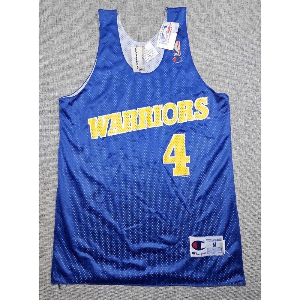 VTG Golden State Warriors Jersey‎ Mens Medium NBA Basketball Reversible Champion